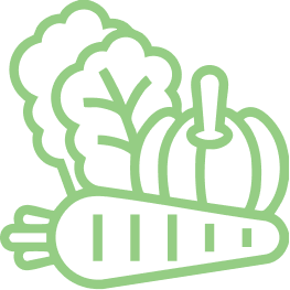 High fibres for gut health